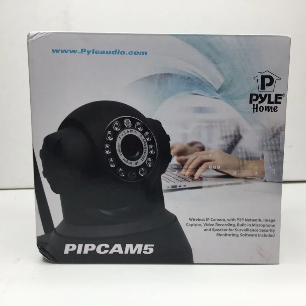 Pyle Wireless Home Security IP Camera WiFi Remote H.264 MJPEG Video Monitor